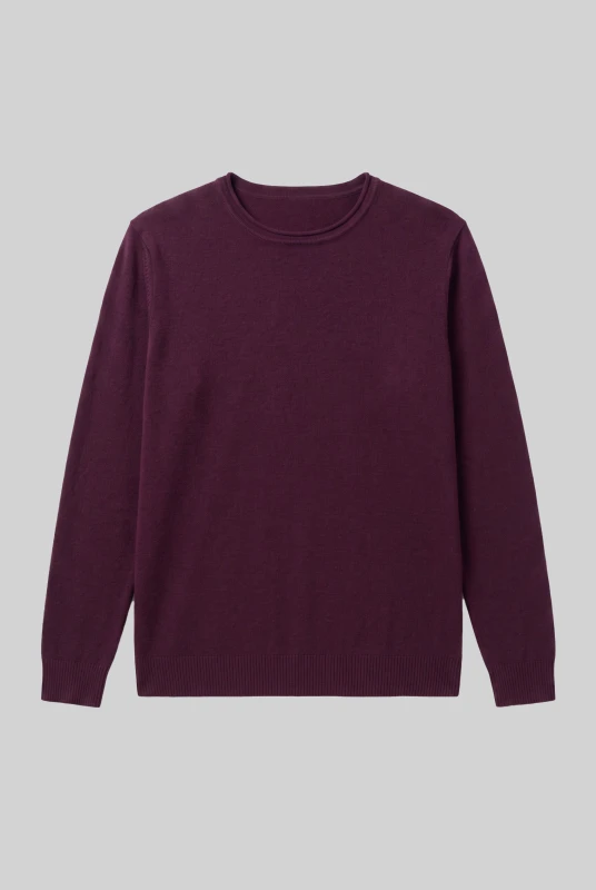 Blouse Knitted Rib Hem 