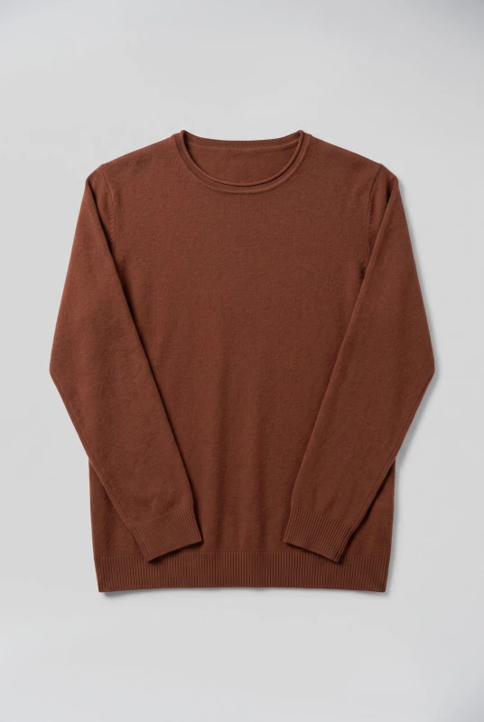 Blouse Knitted Rib Hem 