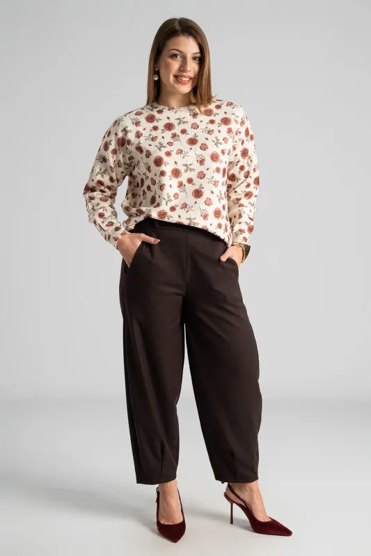 Blouse Knitted Roses