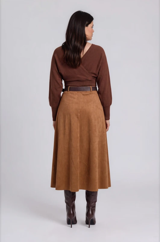 Blouse Knit V-Neck