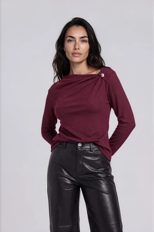 Blouse Draped Decorative Element