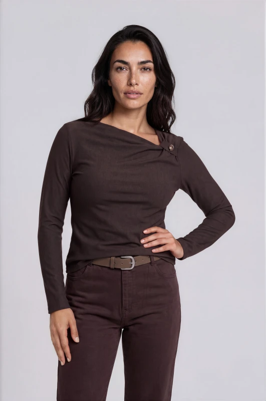 Blouse Draped Decorative Element