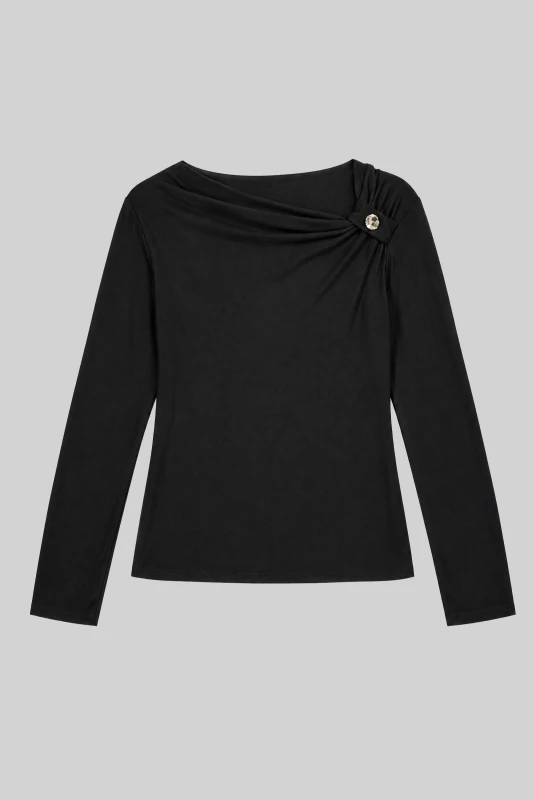 Blouse Draped Decorative Element