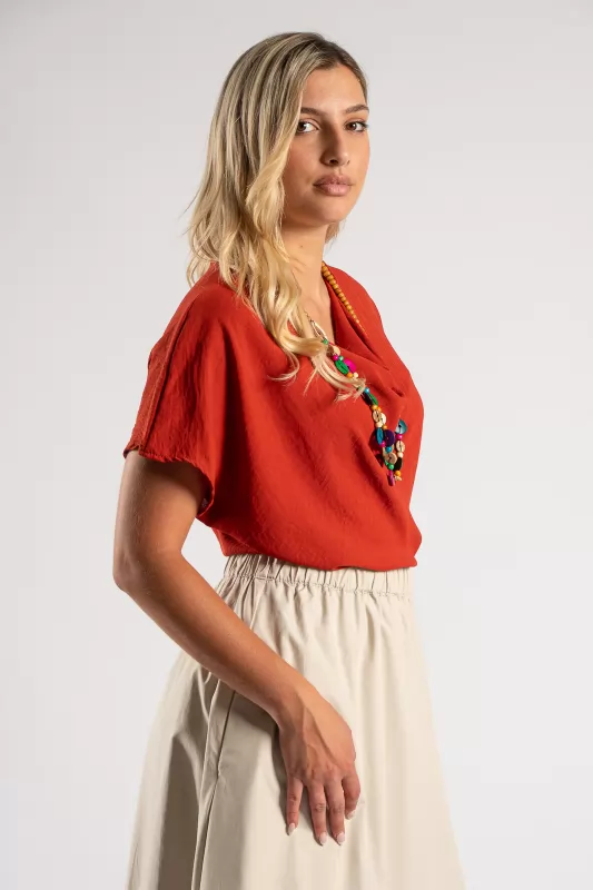 Blouse Draped Necklace