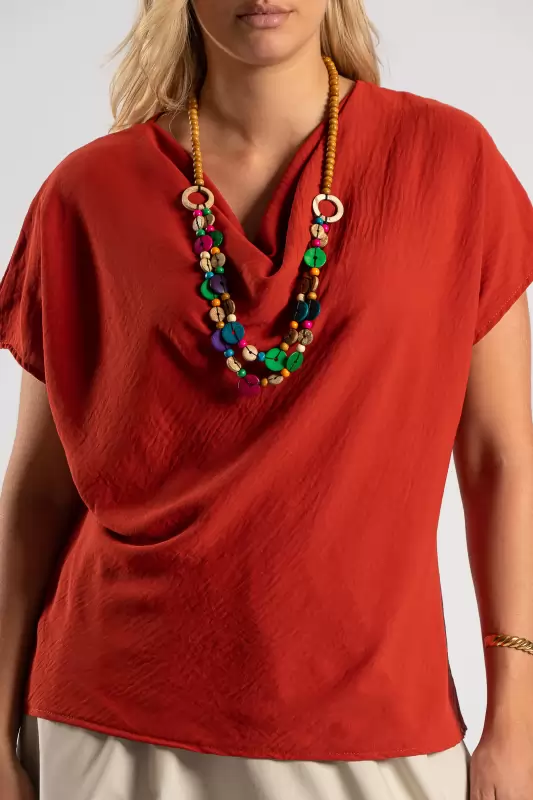 Blouse Draped Necklace