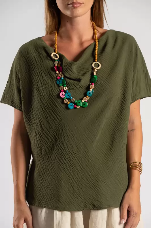 Blouse Draped Necklace