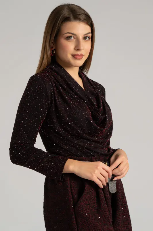 Μπλούζα Ντραπέ Lurex Τρουξ