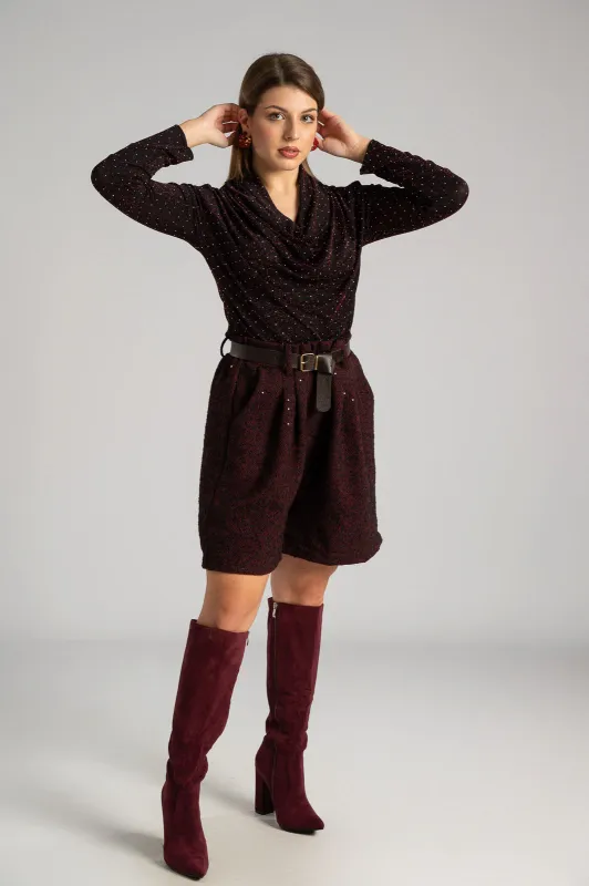 Μπλούζα Ντραπέ Lurex Τρουξ