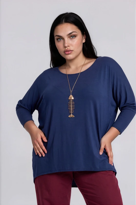 Batwing Blouse Necklace