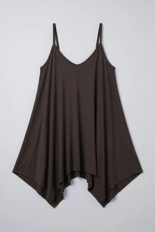 Oversized Asymmetrical Strap Blouse 