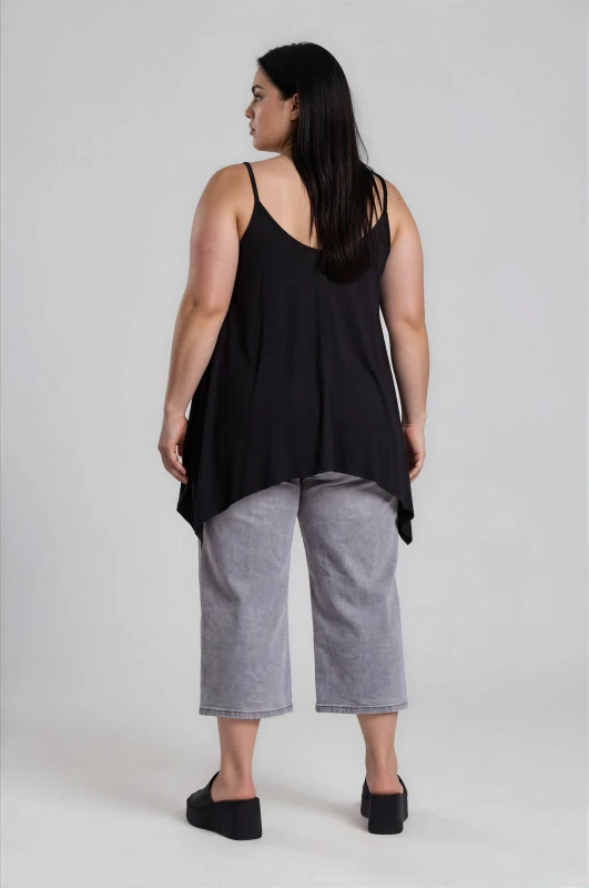 Oversized Asymmetrical Strap Blouse 
