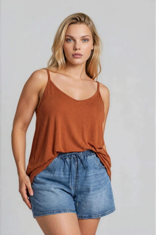 Oversized Asymmetrical Strap Blouse 