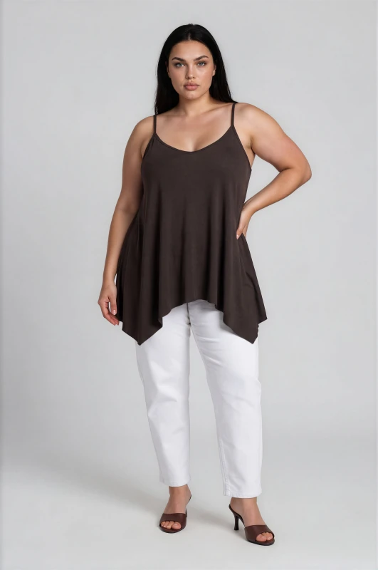 Μπλούζα Oversized Ασύμμετρη Τιράντα