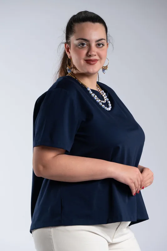 Oversized T-Shirt Back Bow 