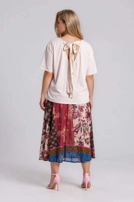 Μπλούζα Oversized Φιόγκος Πλάτη