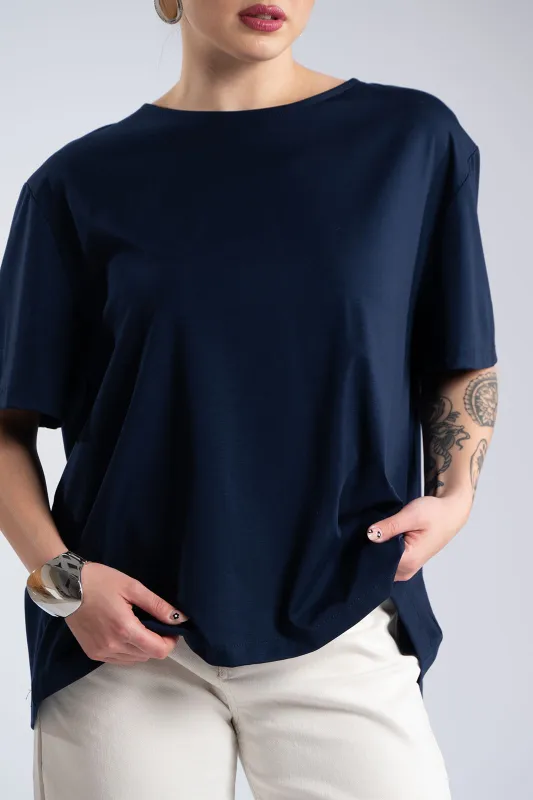 Oversized T-Shirt Back Bow 