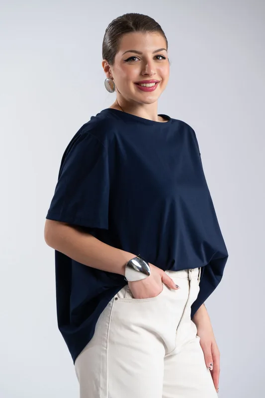 Oversized T-Shirt Back Bow 