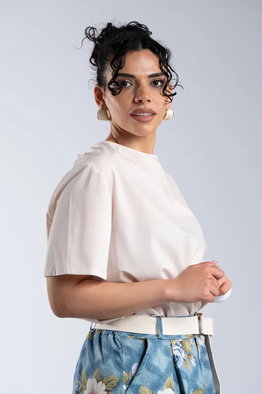 Oversized T-Shirt Back Bow 