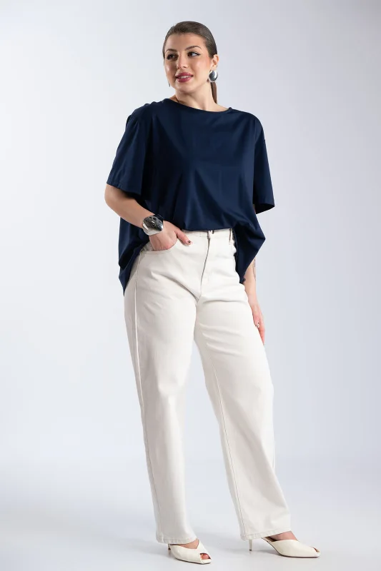 Oversized T-Shirt Back Bow 