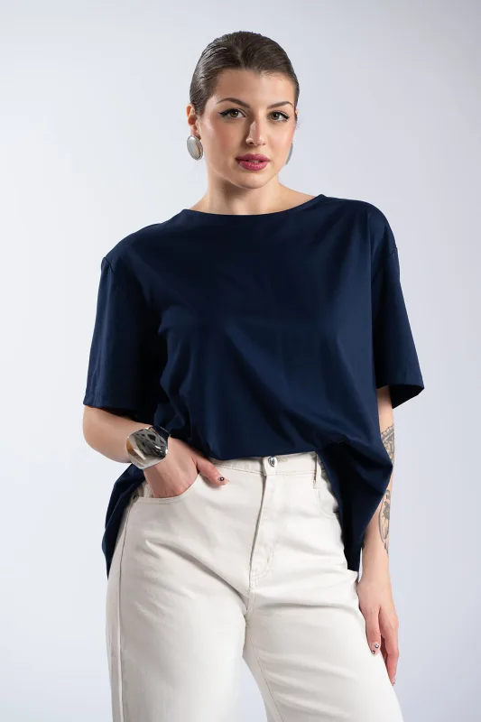 Μπλούζα Oversized Φιόγκος Πλάτη