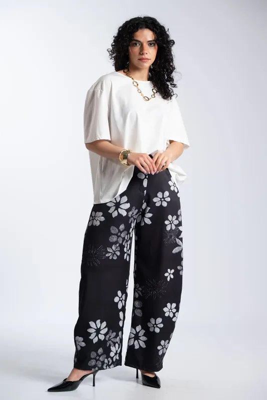 Oversized T-Shirt Back Bow 