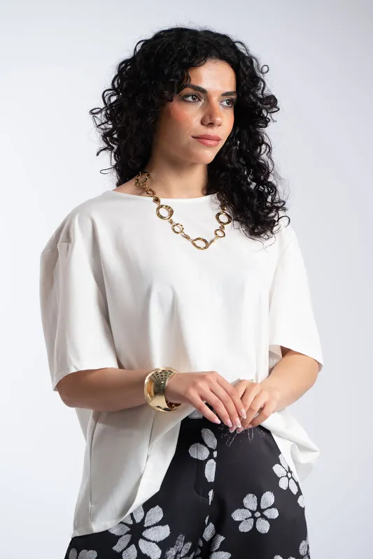 Μπλούζα Oversized Φιόγκος Πλάτη