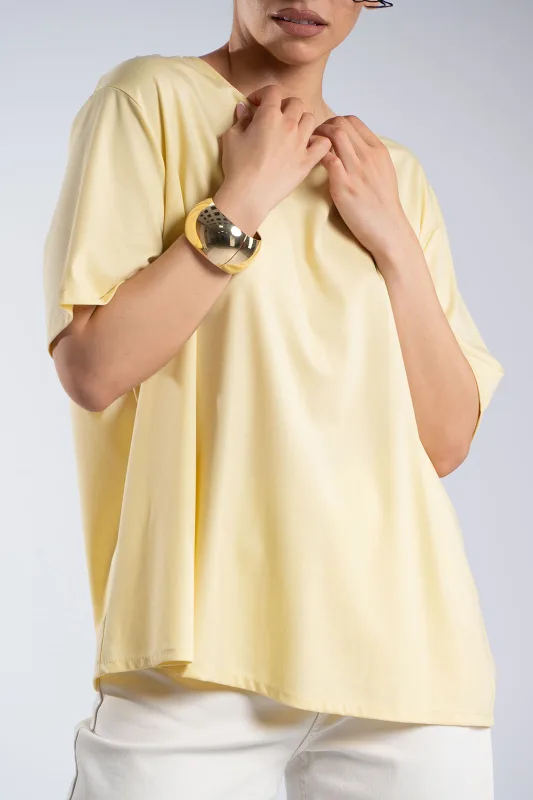 Oversized T-Shirt Back Bow 