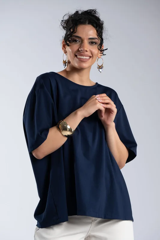 Oversized T-Shirt Back Bow 