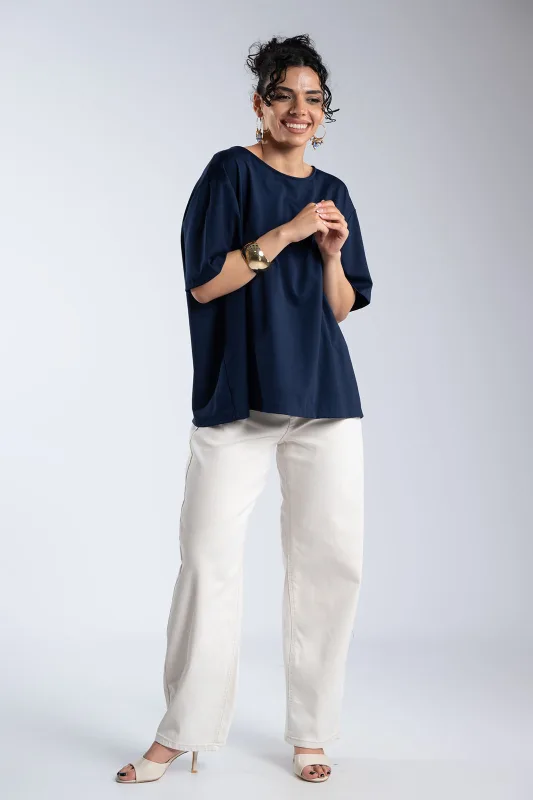 Oversized T-Shirt Back Bow 