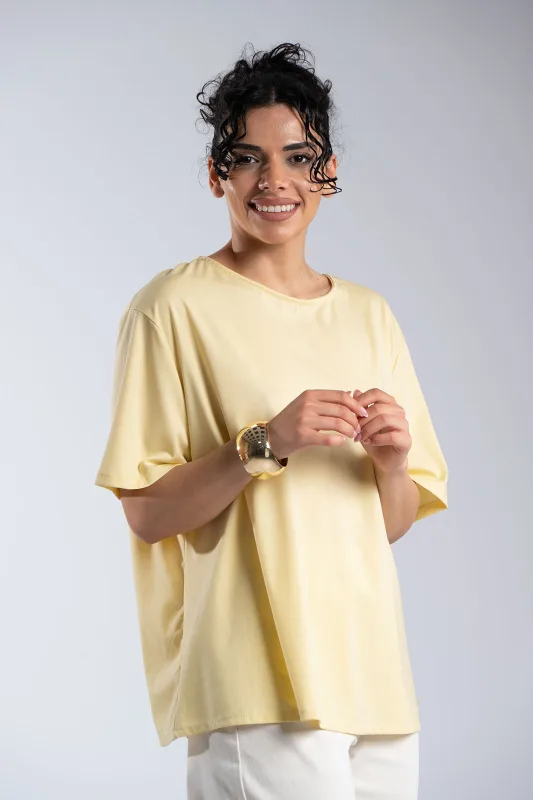 Oversized T-Shirt Back Bow 