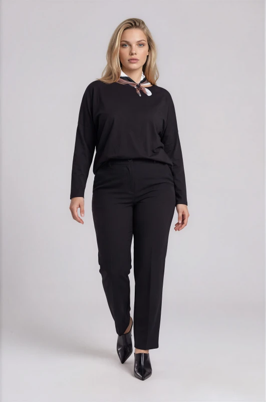 Μπλούζα Oversized Φουλάρι
