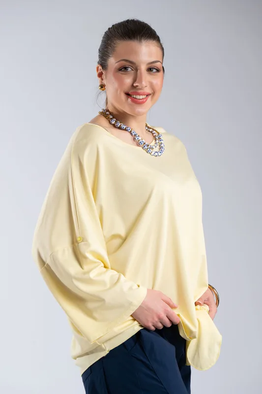 Oversized Blouse Side Tie 