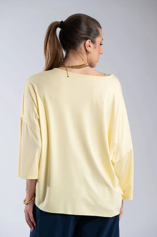 Oversized Blouse Side Tie 