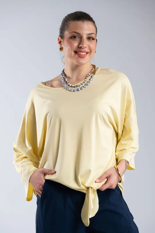 Μπλούζα Oversized Πλαινό Δέσιμο