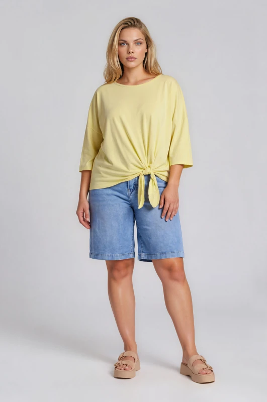 Oversized Blouse Side Tie 