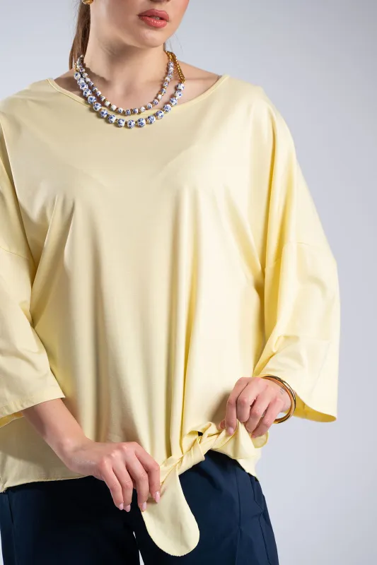 Oversized Blouse Side Tie 