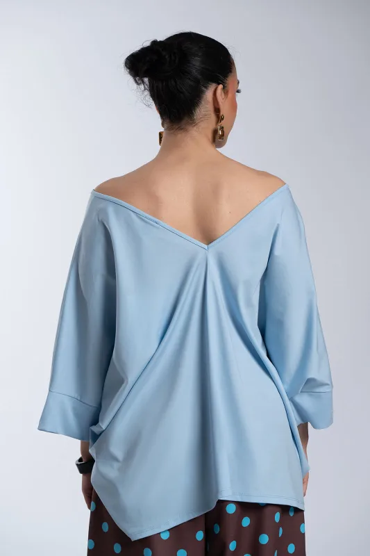 Oversized V-neck T-shirt 