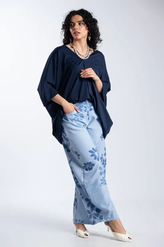 Oversized V-neck T-shirt 