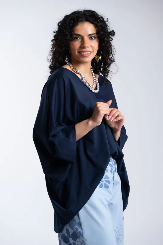 Oversized V-neck T-shirt 