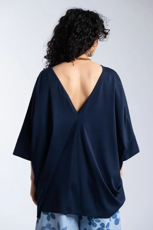 Oversized V-neck T-shirt 