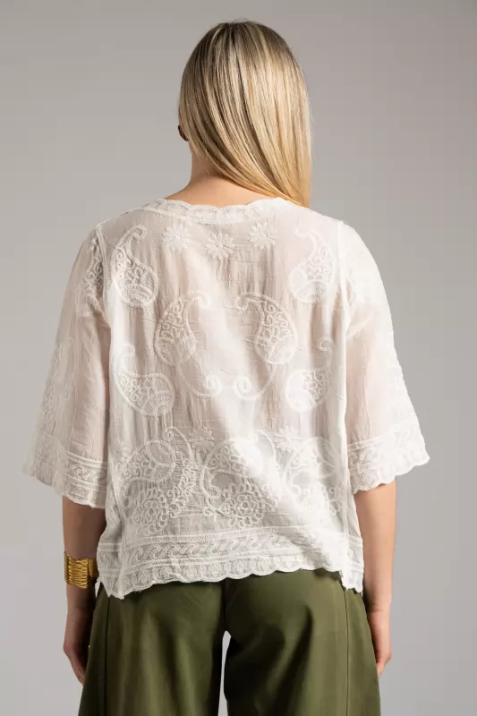 Blouse Paisley Embroidery 