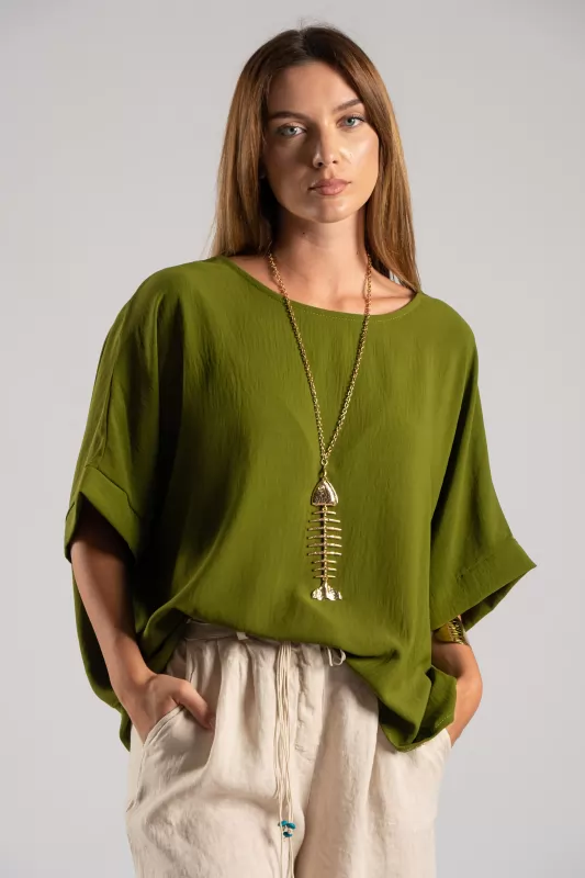 Blouse Back Bow Necklace