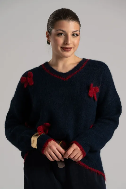 Μπλούζα Πλεκτή Bow