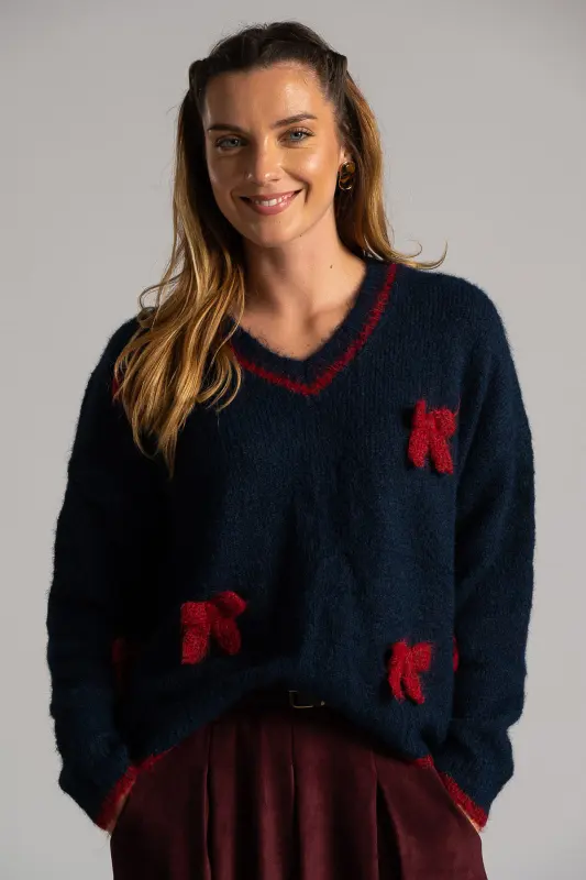 Μπλούζα Πλεκτή Bow