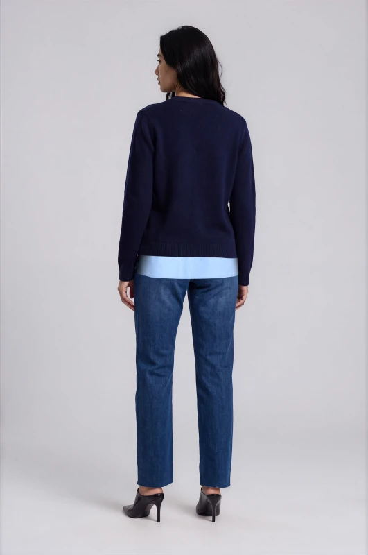 Μπλούζα Πλεκτή Με Shirt Extender