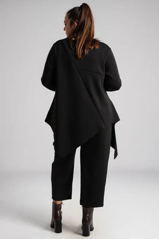 Μπλούζα Ποντοστόφα Ασύμμετρη Μονόχρωμη