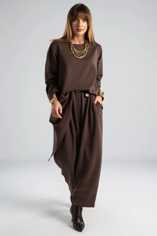 Μπλούζα Ποντοστόφα Ασύμμετρη Μονόχρωμη