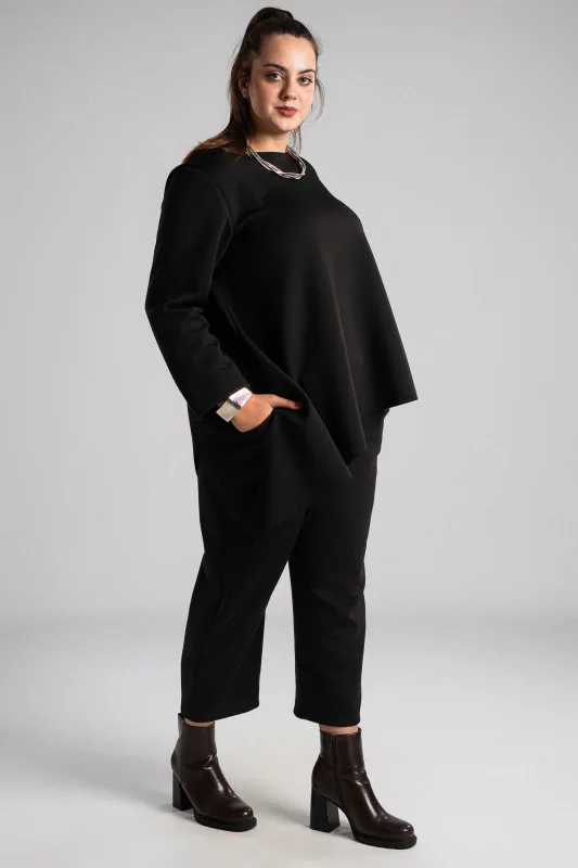 Μπλούζα Ποντοστόφα Ασύμμετρη Μονόχρωμη