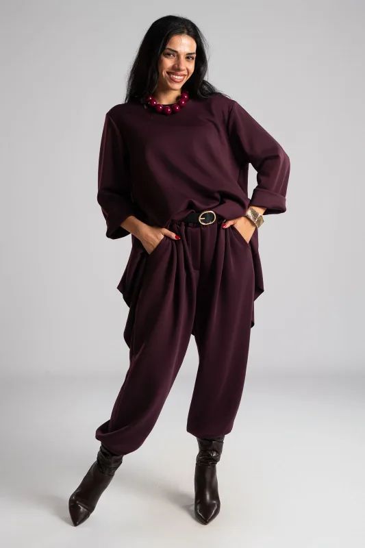 Μπλούζα Ποντοστόφα Ασύμμετρη Μονόχρωμη