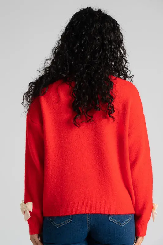 Μπλούζα Πουλόβερ Φιόγκοι